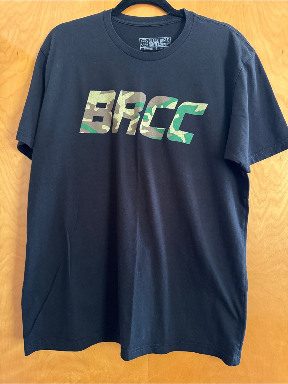 Black Rifle Coffee Company BRCC Camo Logo Short Sleeve Tee - Black